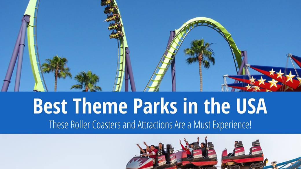 8 Best Theme Parks in the USA With Roller Coasters | © Jeremy Thompson / Flickr.com, © Unsplash.com