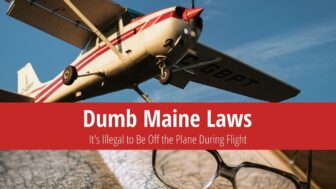 Dumb Maine Laws: It’s Illegal to Exit a Plane Mid-Flight