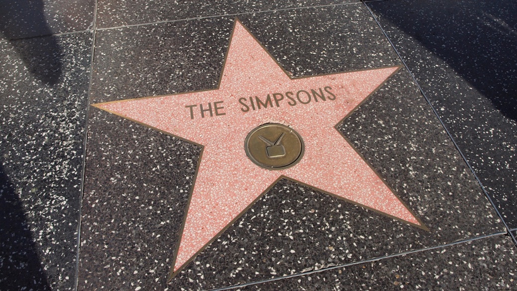 Simpsons star on the Walk of Fame | © Petr Novák