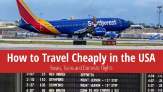 How to Get around the USA Cheaply – Flights, Buses & Trains