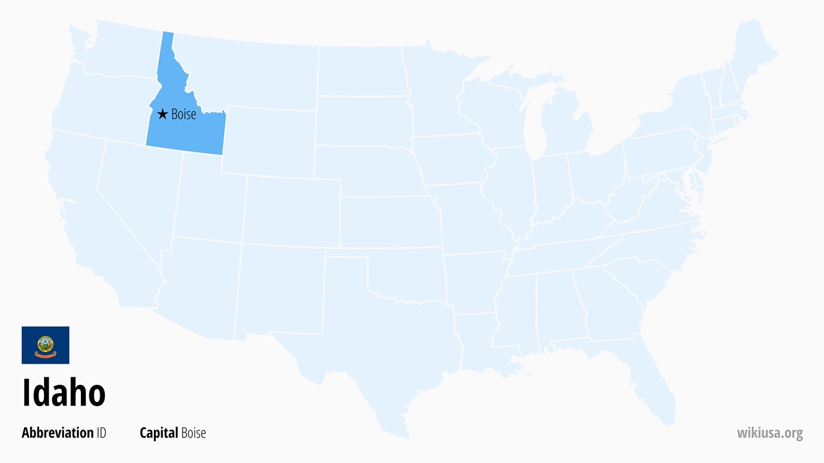 Map of Idaho State | Where is Idaho? | Idaho – Quick & Fun Facts, Things to Do, Weather