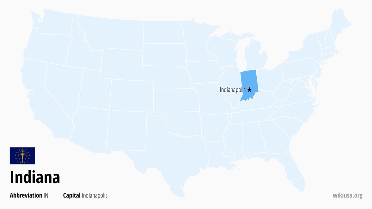 Map of Indiana State | Where is Indiana? | Indiana – Quick & Fun Facts, Things to Do, Weather