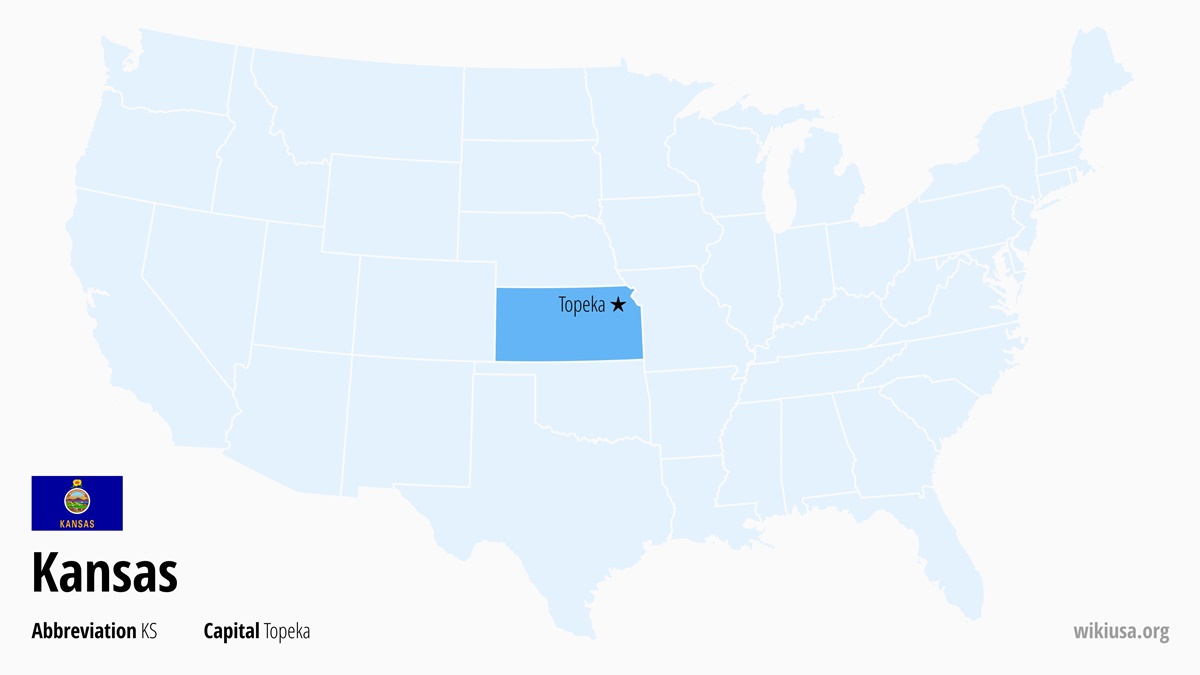 Map of Kansas State | Where is Kansas? | Kansas – Quick & Fun Facts, Things to Do, Weather