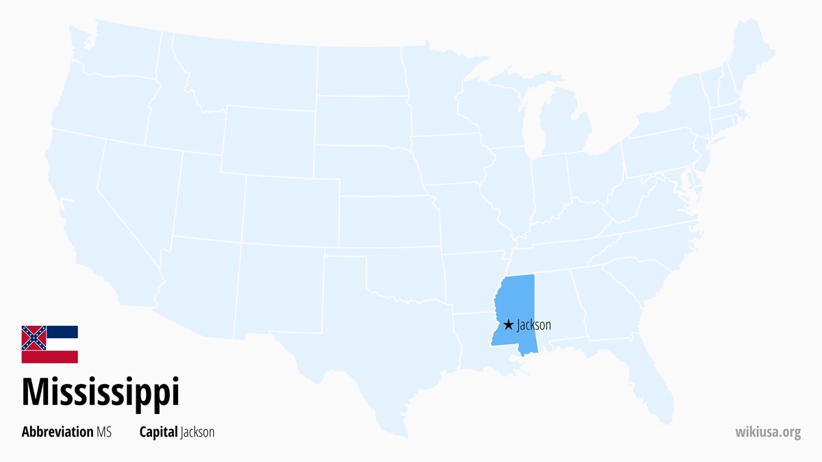 Map of Mississippi State | Where is Mississippi? | Mississippi – Quick & Fun Facts, Things to Do, Weather