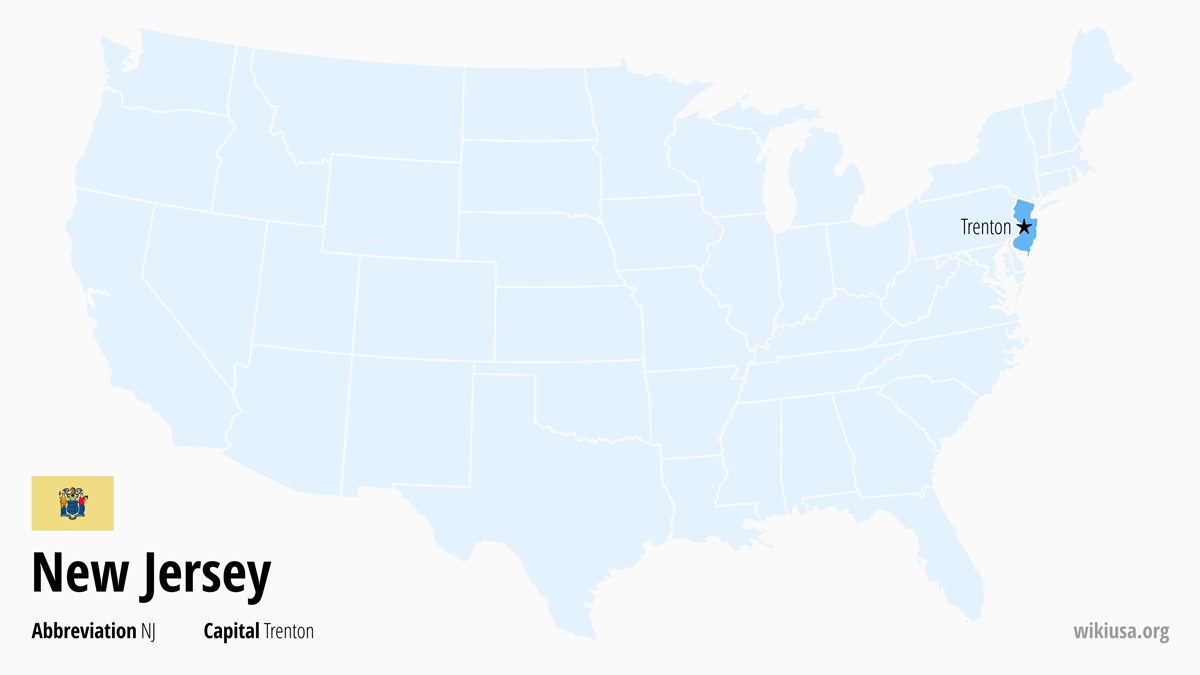 Map of New Jersey State | Where is New Jersey? | New Jersey – Quick & Fun Facts, Things to Do, Weather