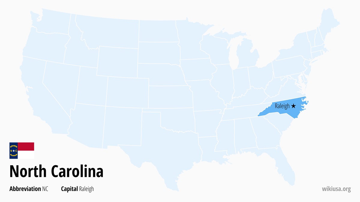 Map of North Carolina State | Where is North Carolina? | North Carolina – Quick & Fun Facts, Things to Do, Weather