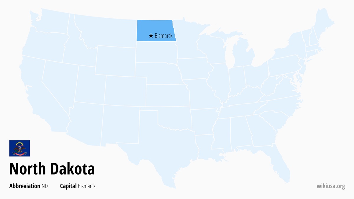 Map of North Dakota State | Where is North Dakota? | North Dakota – Quick & Fun Facts, Things to Do, Weather