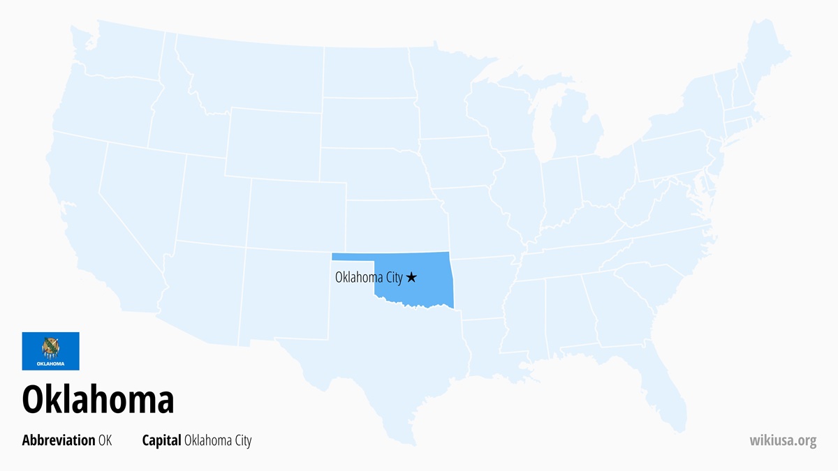 Map of Oklahoma State | Where is Oklahoma? | Oklahoma – Quick & Fun Facts, Things to Do, Weather