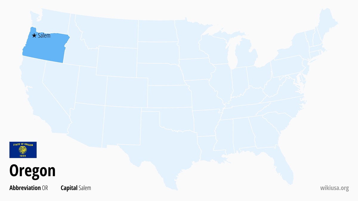 Map of Oregon State | Where is Oregon? | Oregon – Quick & Fun Facts, Things to Do, Weather