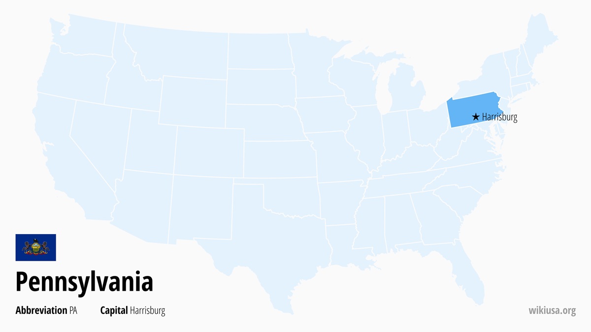 Map of Pennsylvania State | Where is Pennsylvania? | Pennsylvania – Quick & Fun Facts, Things to Do, Weather