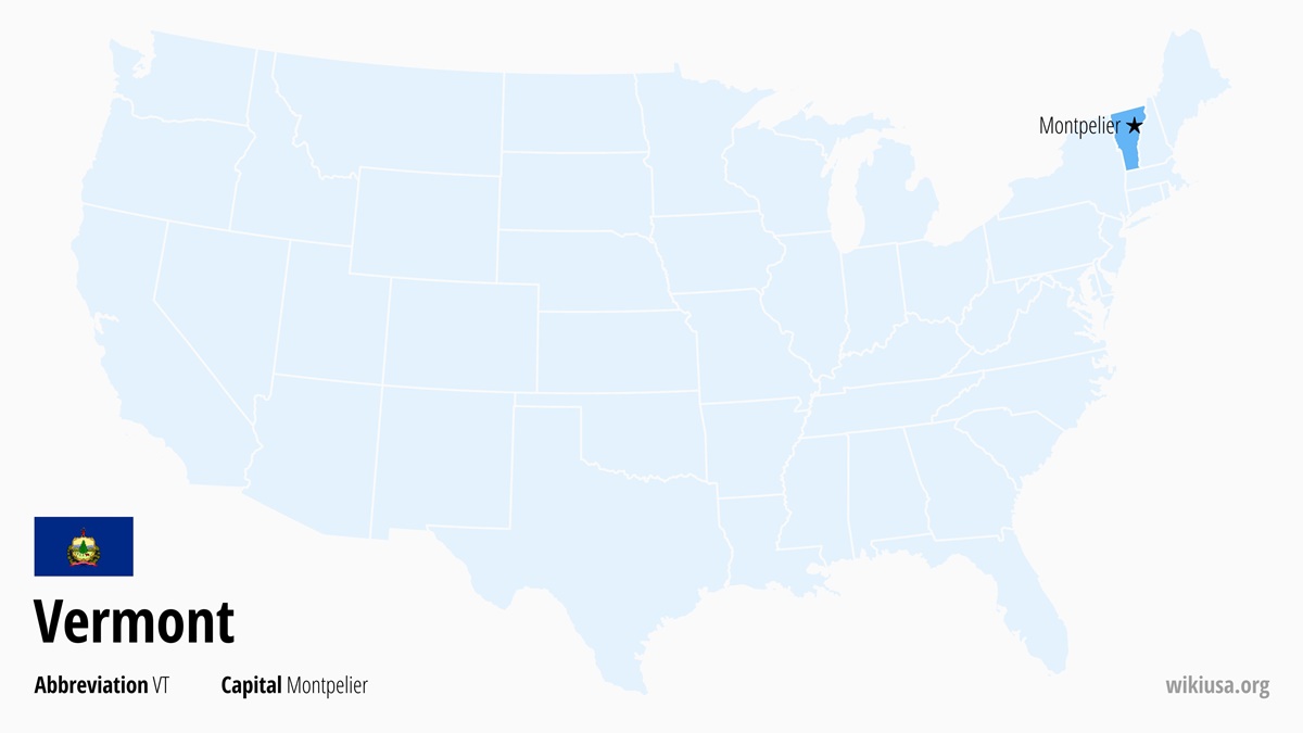 Map of Vermont State | Where is Vermont? | Vermont – Quick & Fun Facts, Things to Do, Weather