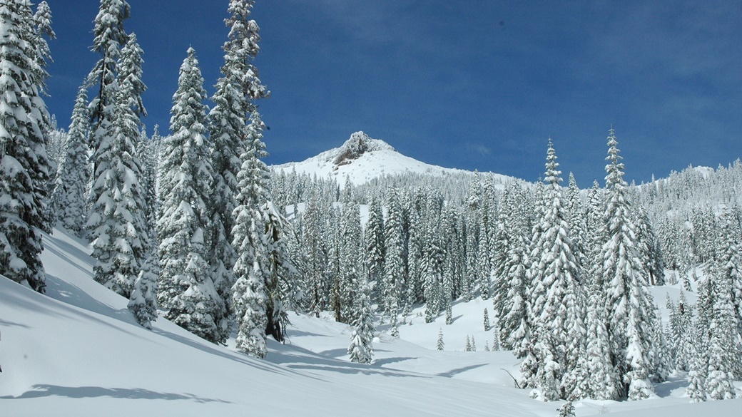 Winter in Lassen Volcanic National Park | © LassenNPS