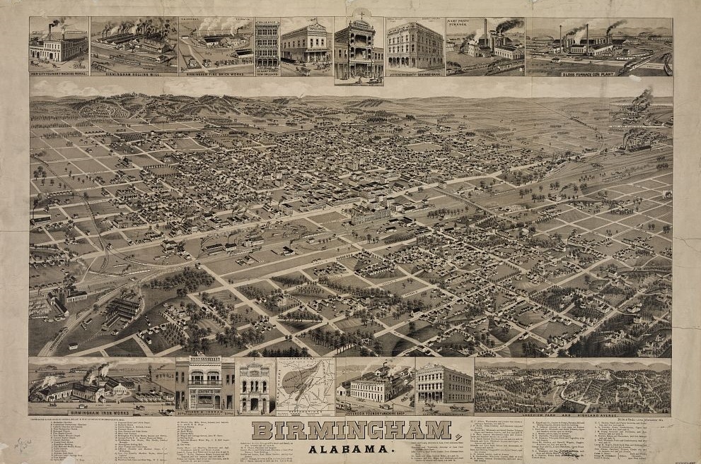 Historic photo of Birmingham | © USA Library of Congress