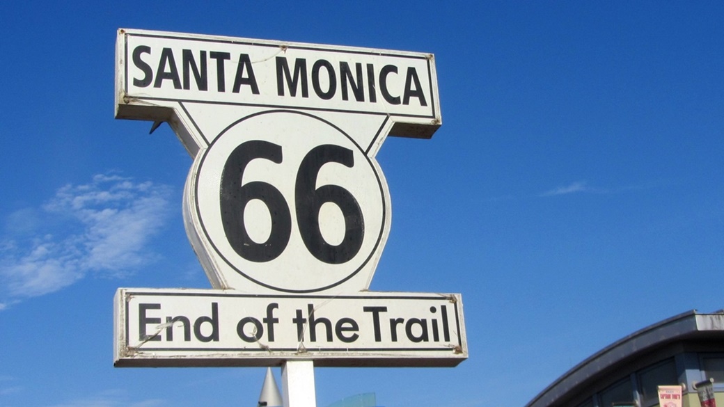 End of Route 66 in Santa Monica | © Pixabay.com