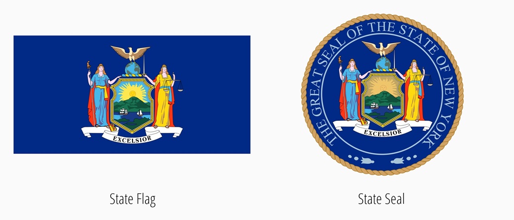 New York Flag | New York State Emblem