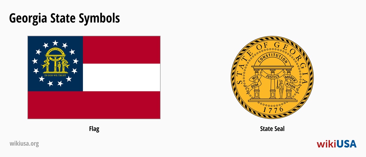 State Flag of Georgia | The Great Seal of the State of Georgia