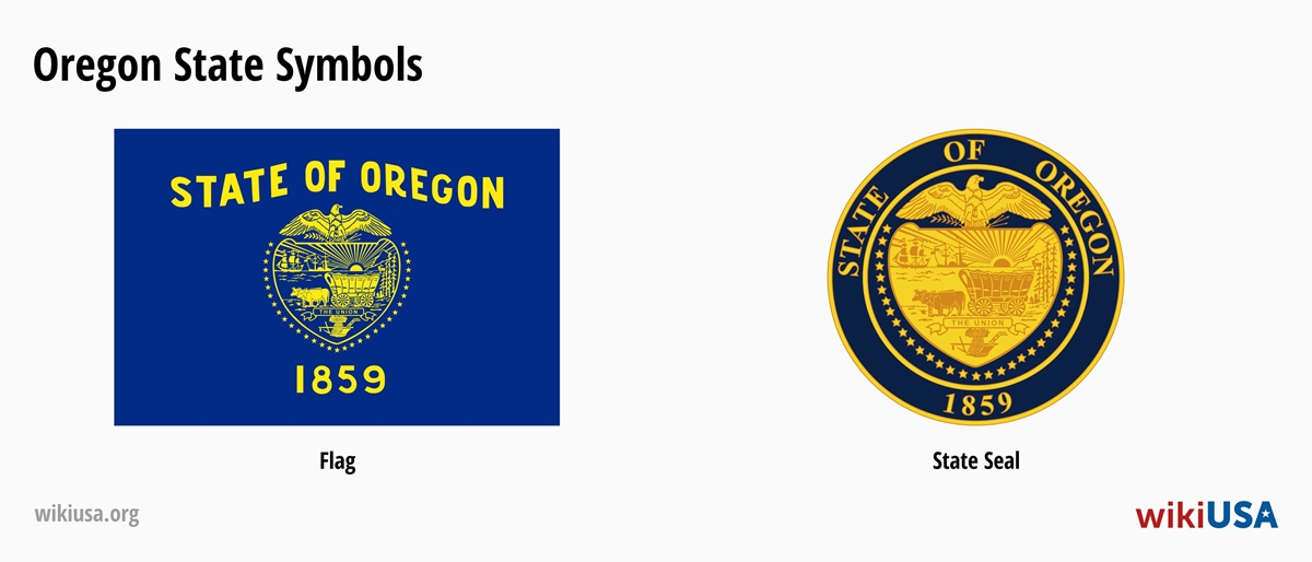 State Flag of Oregon | The Great Seal of the State of Oregon