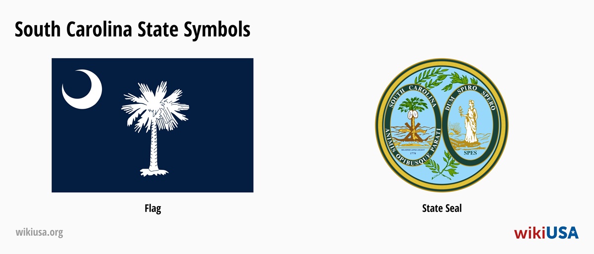 State Flag of South Carolina | The Great Seal of the State of South Carolina