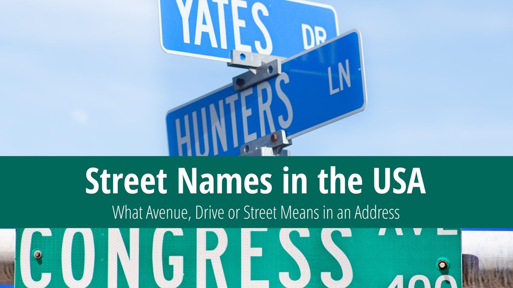 USA Street Names – What Does Avenue, Drive or Street Mean? | © Pixabay.com, © Unsplash.com