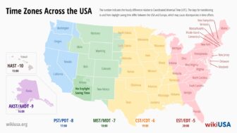 Time Zones in the USA – Map, Current Time Right Now