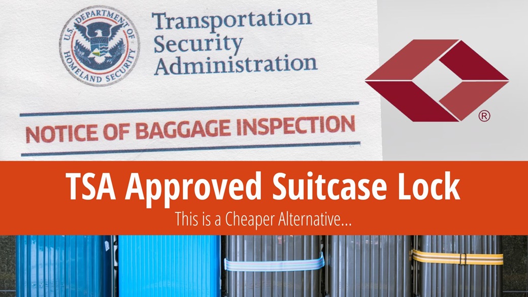 This is a Cheaper Alternative to TSA Approved Suitcase Lock | © Baggage Master