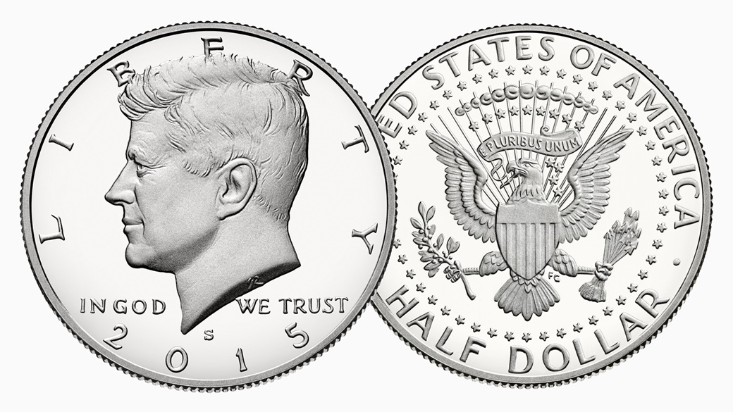 50 cent coin - Half dollar, fifty cent