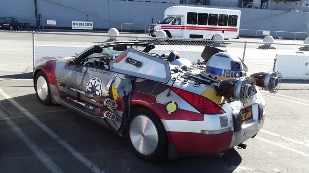 Star Wars car we met at the USS Iowa | © Franta